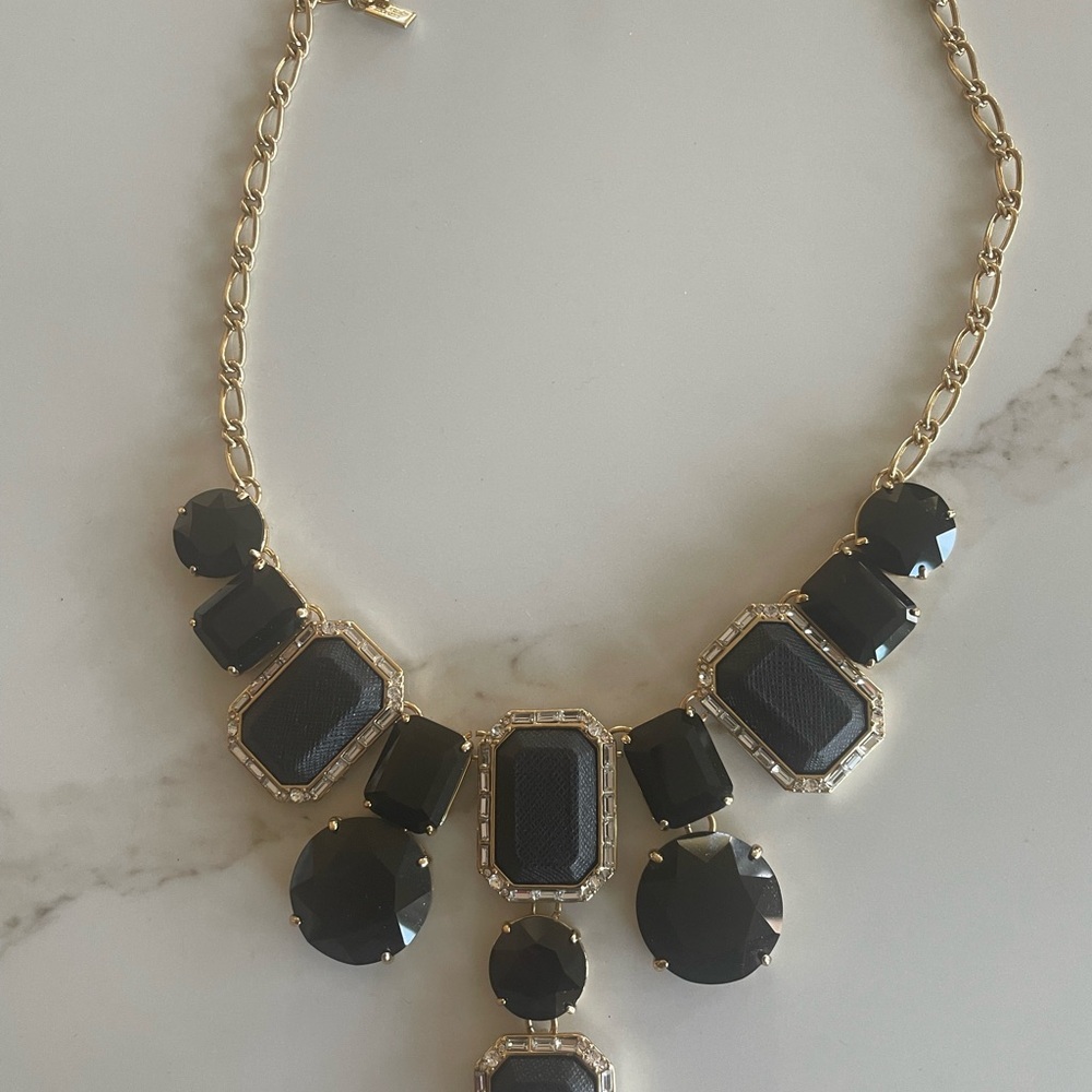 Gorgeous Kate Spade ♠️ Black and Gold Statement Necklace